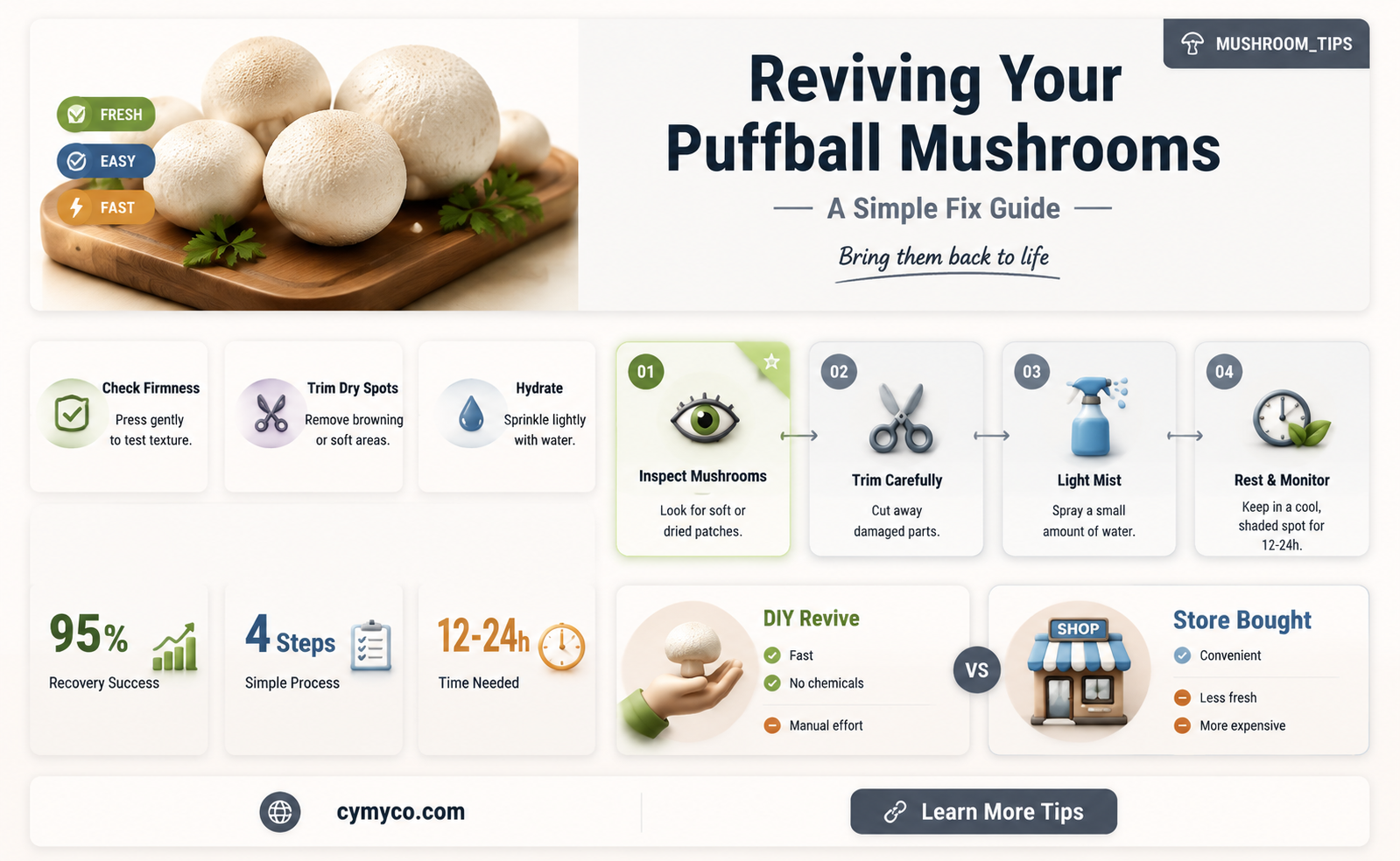 how to fix puffball mushroom