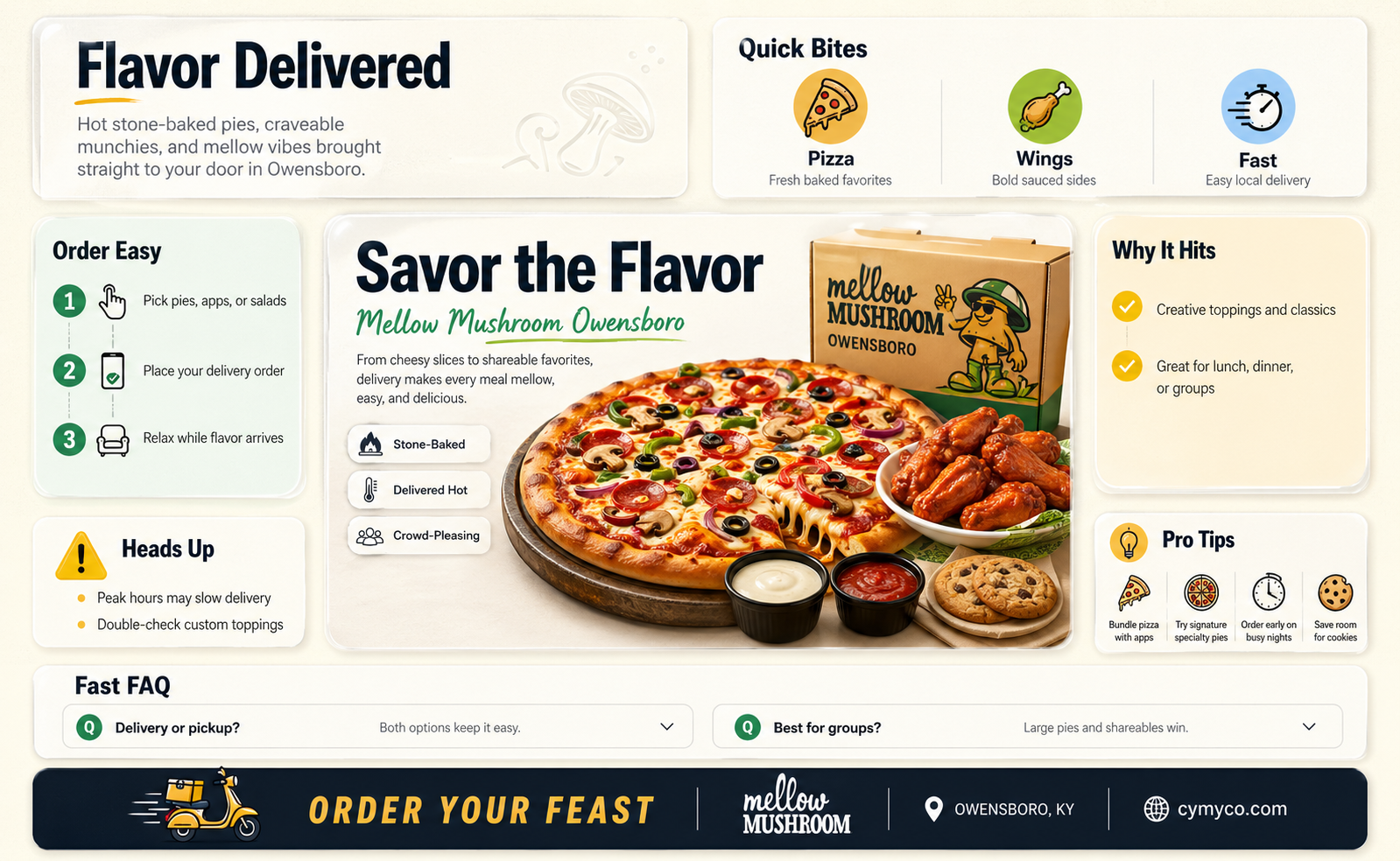 does mellow mushroom owensboro deliver