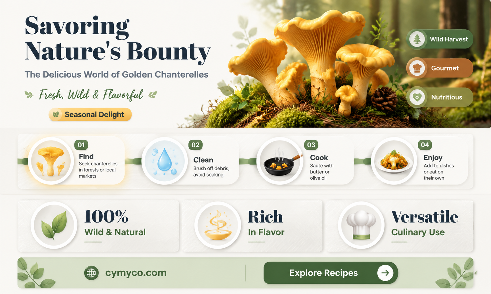are golden chanterelle mushrooms good to eat