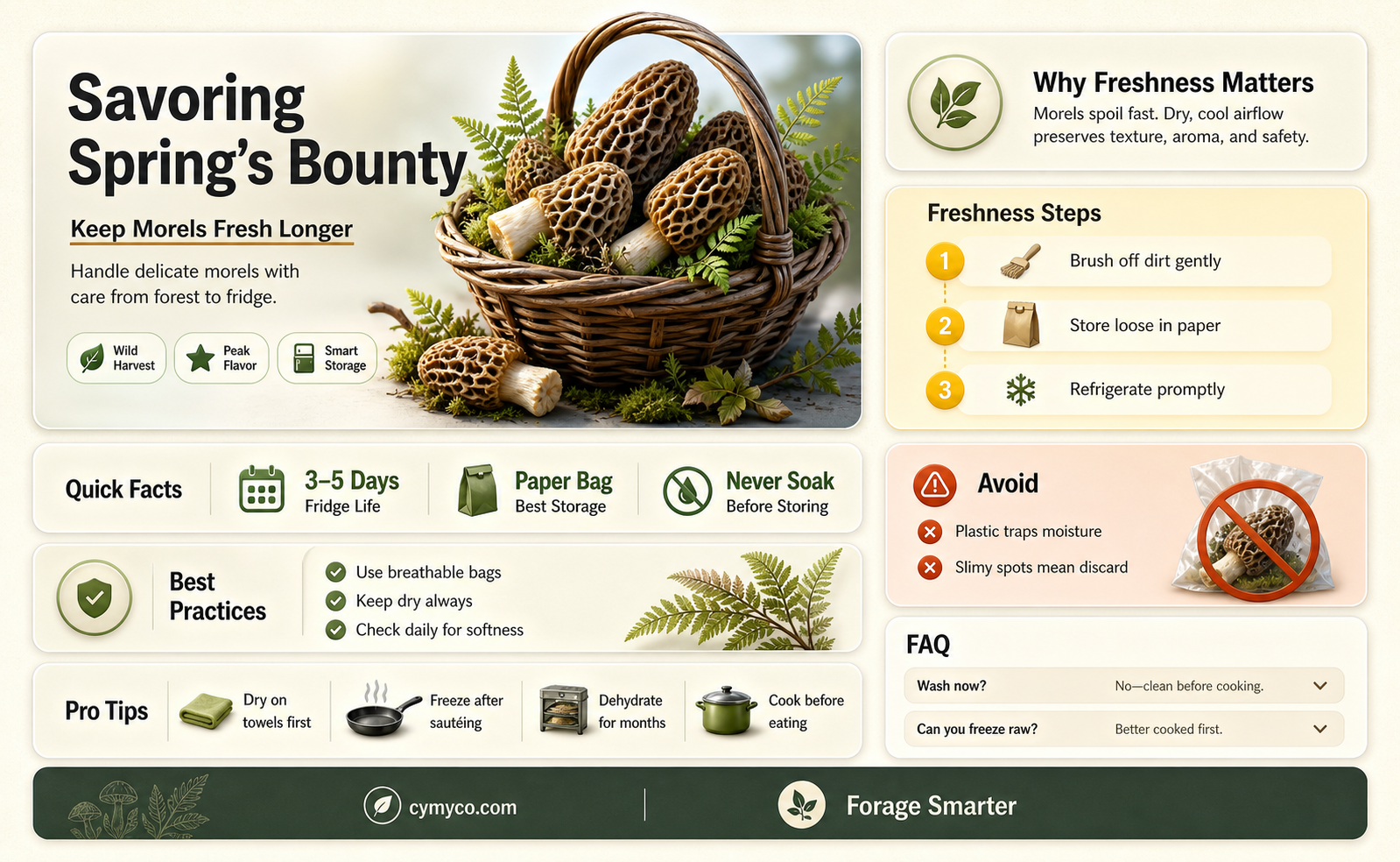 how to keep morel mushrooms fresh