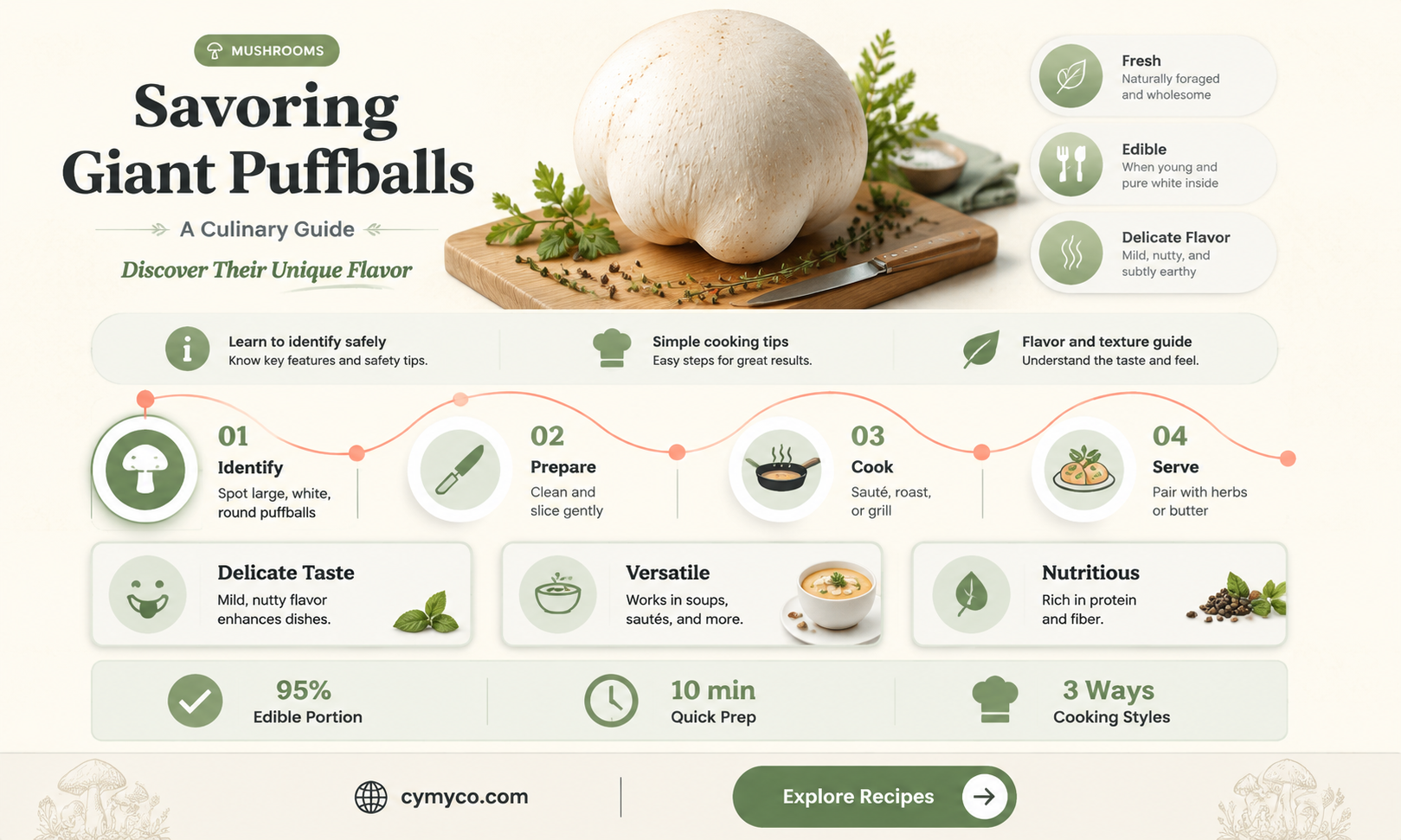 how to eat giant puffballs