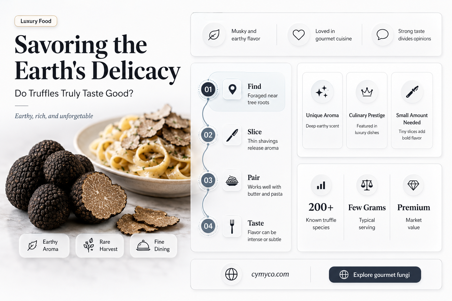 do truffles taste good