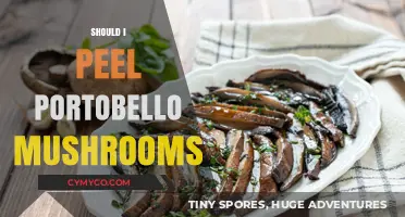 Portobello Mushrooms: To Peel or Not to Peel?