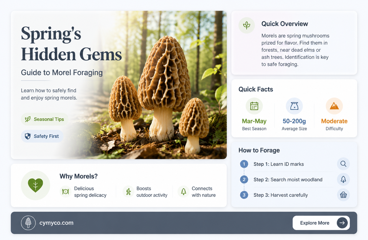 how to pick morels