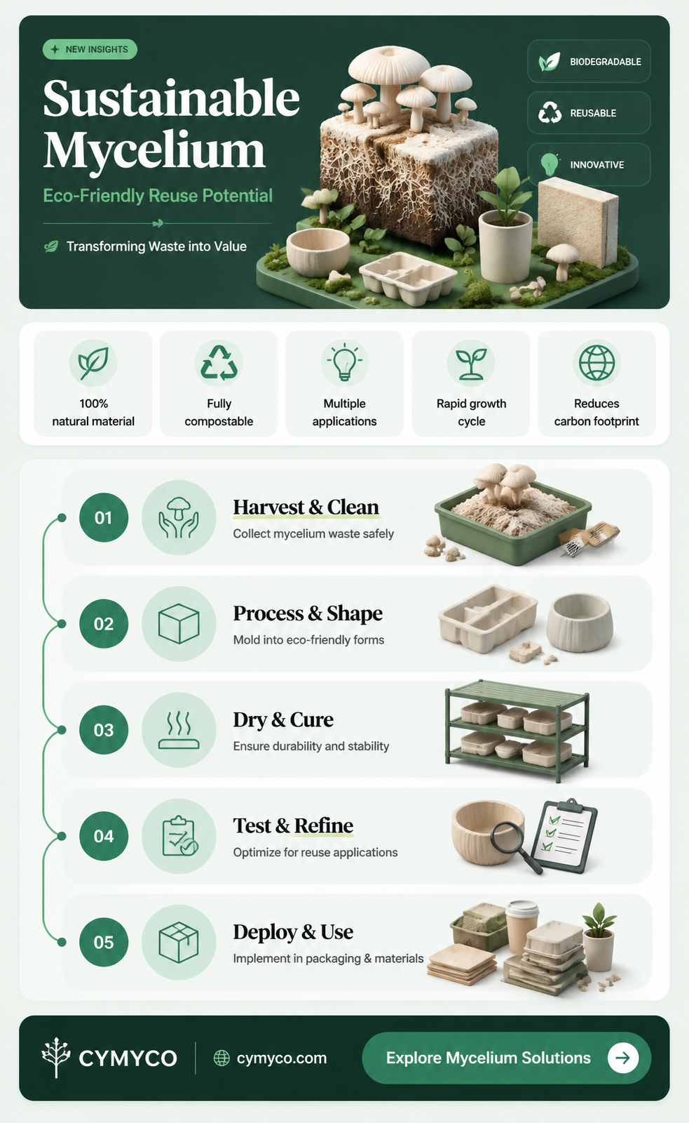 can mycelium be reused