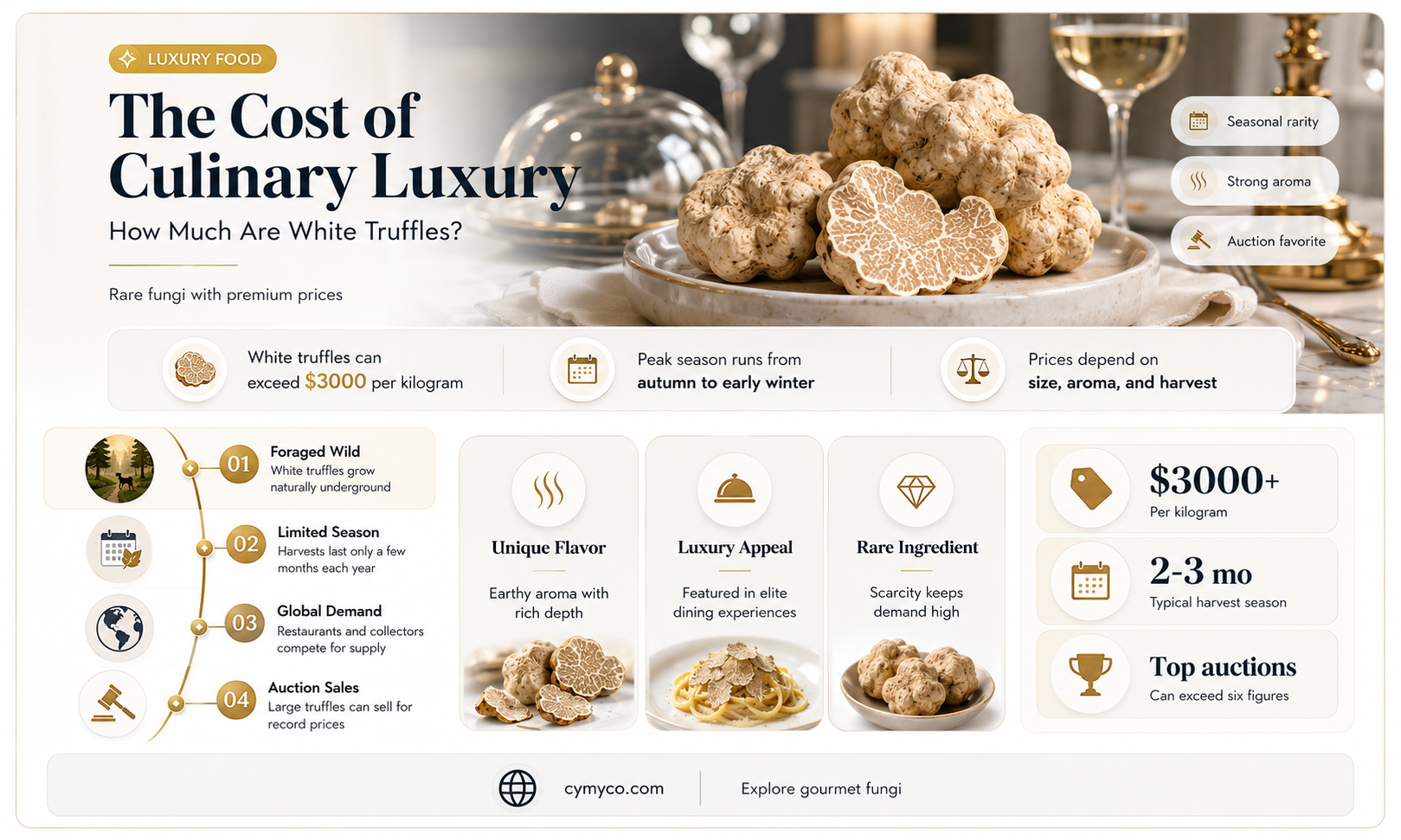 how much are white truffles