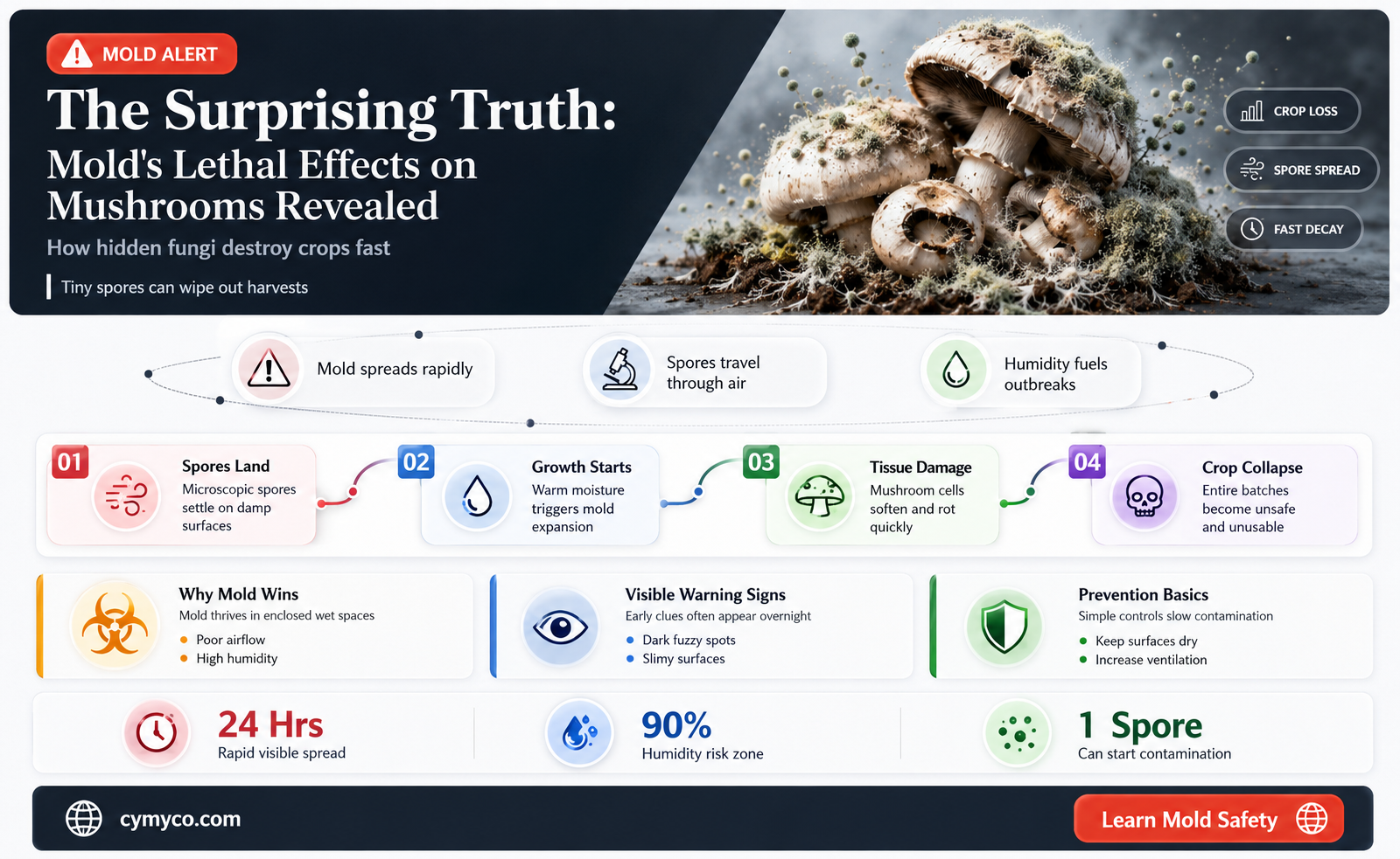 does mold kill mushrooms