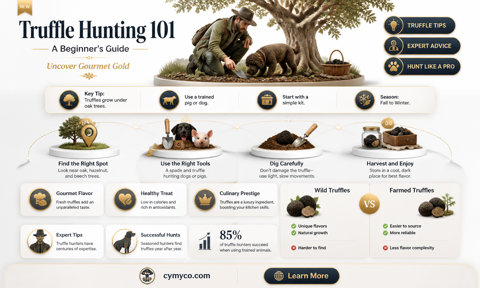 how to search for truffles