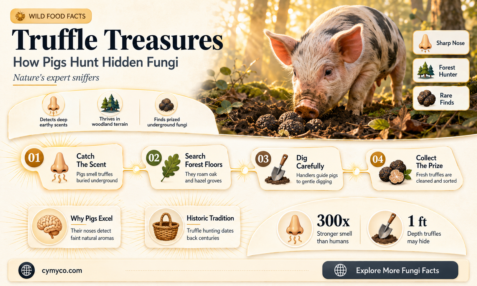 can pigs find truffles