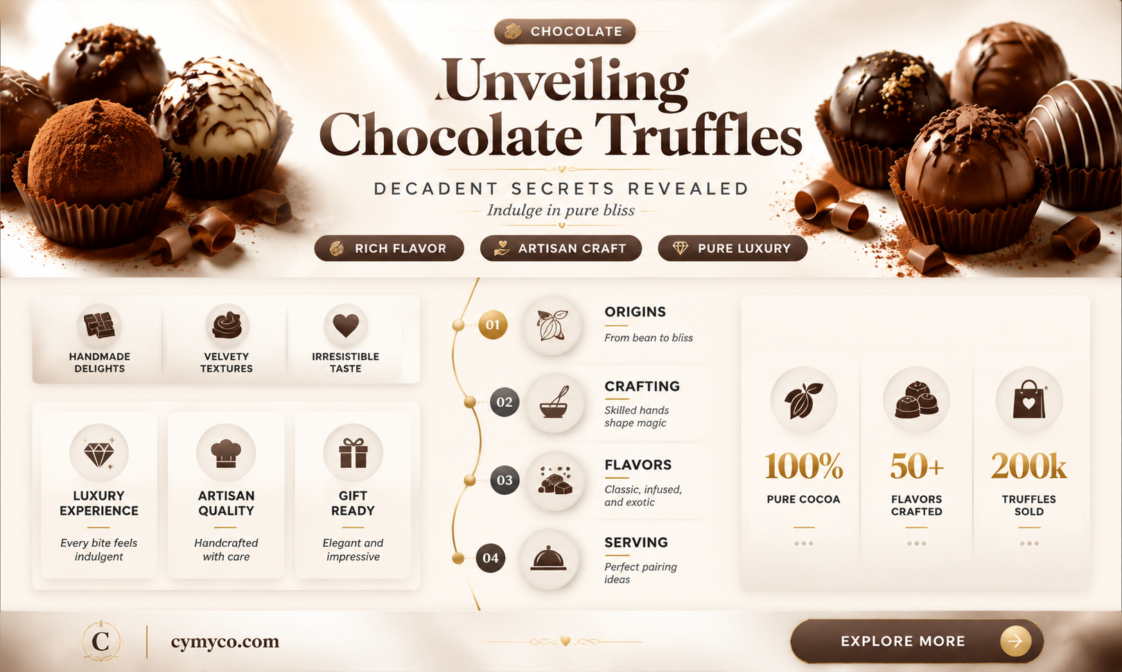 what is inside a chocolate truffle