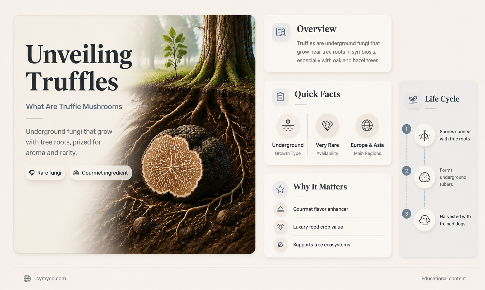 what are truffles mushrooms