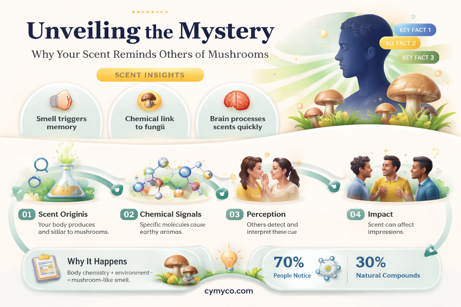 why do i smell like mushrooms