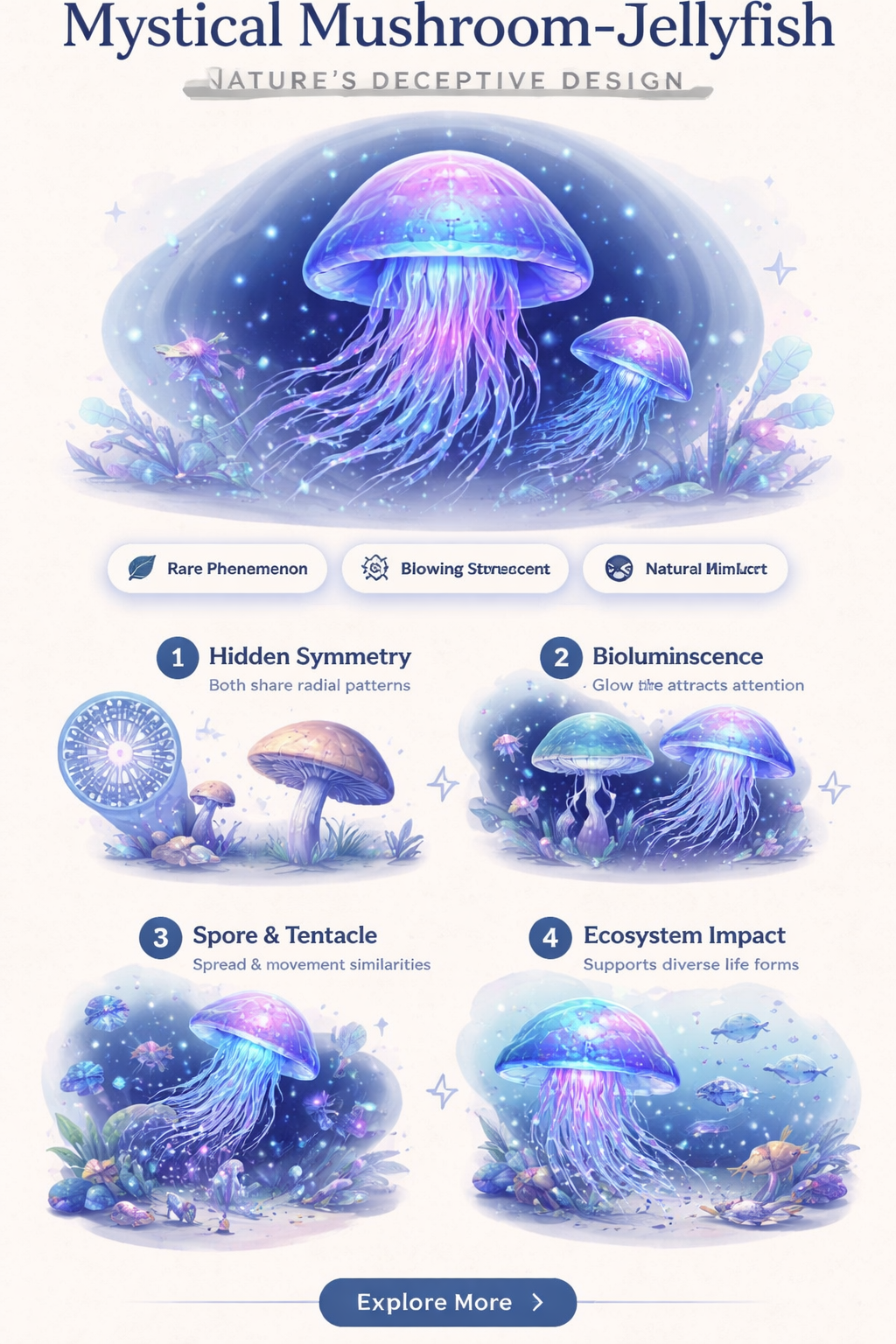 why do jellyfish look like mushrooms