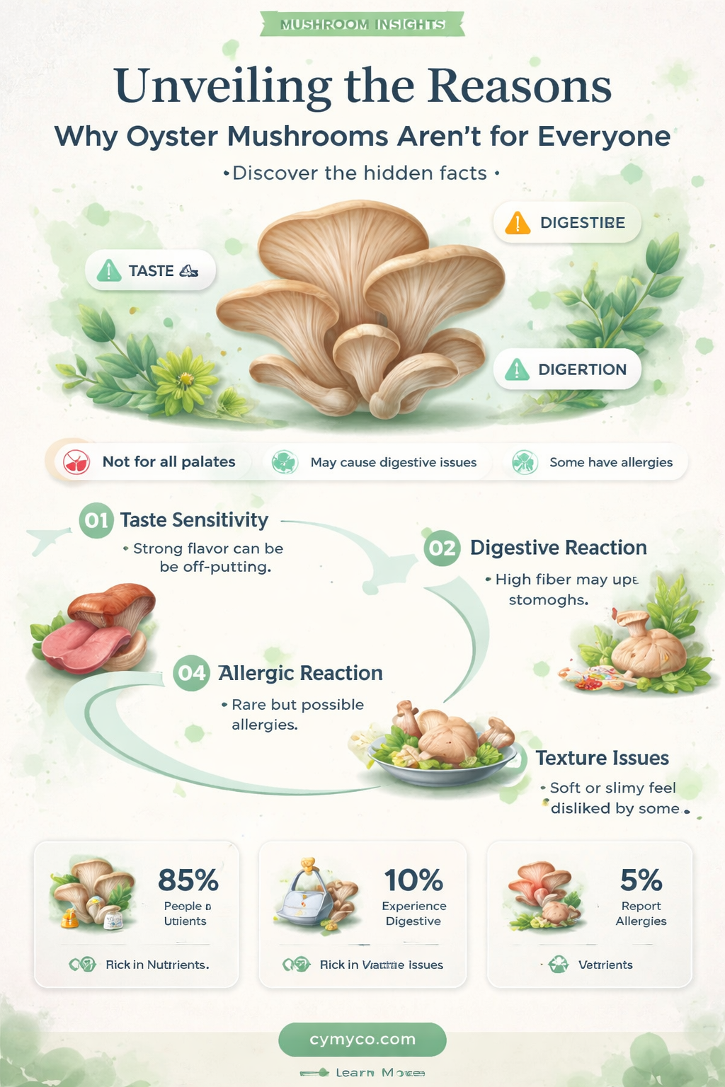 why do i not like oyster mushrooms