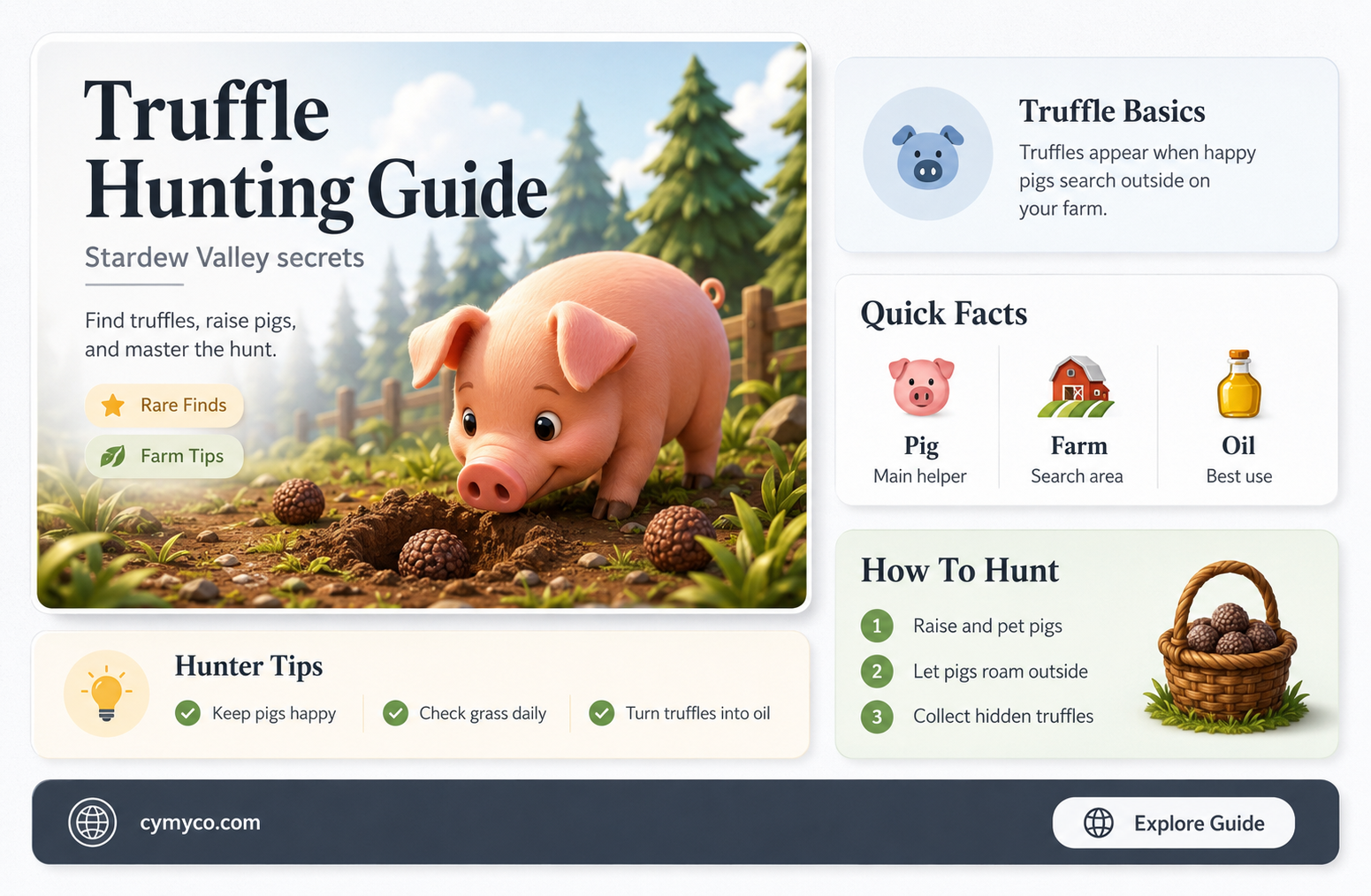 how to get truffles stardew