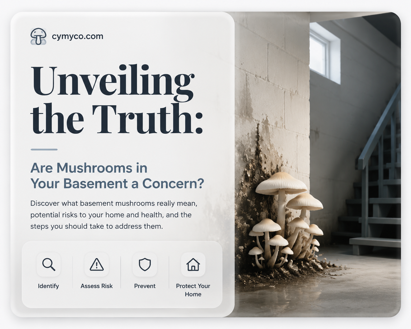 are mushrooms in my basement bad
