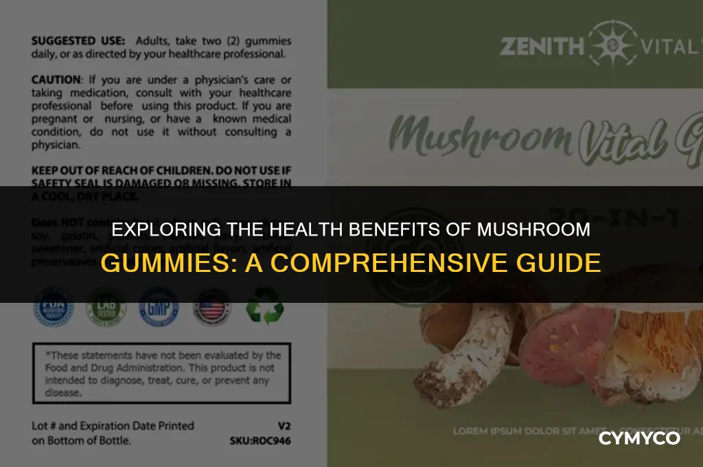 what are mushroom gummies good for