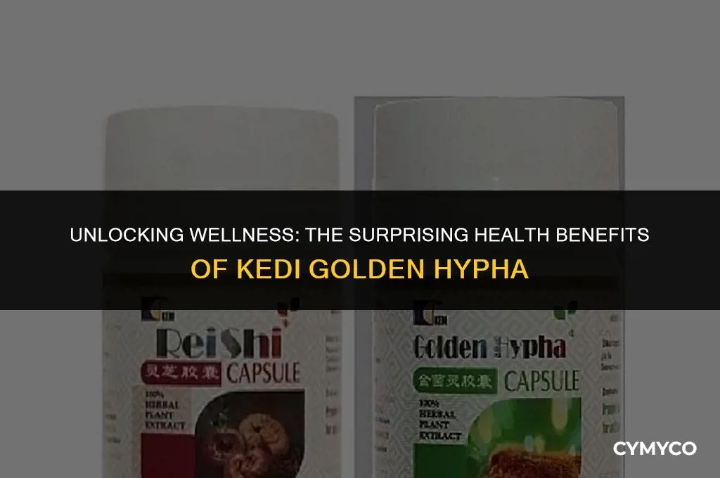 what are the health benefits of kedi golden hypha
