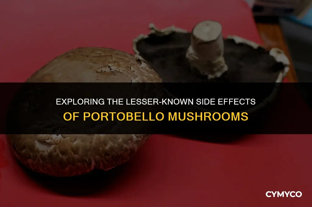 what are the negative benefits of portobello mushroom