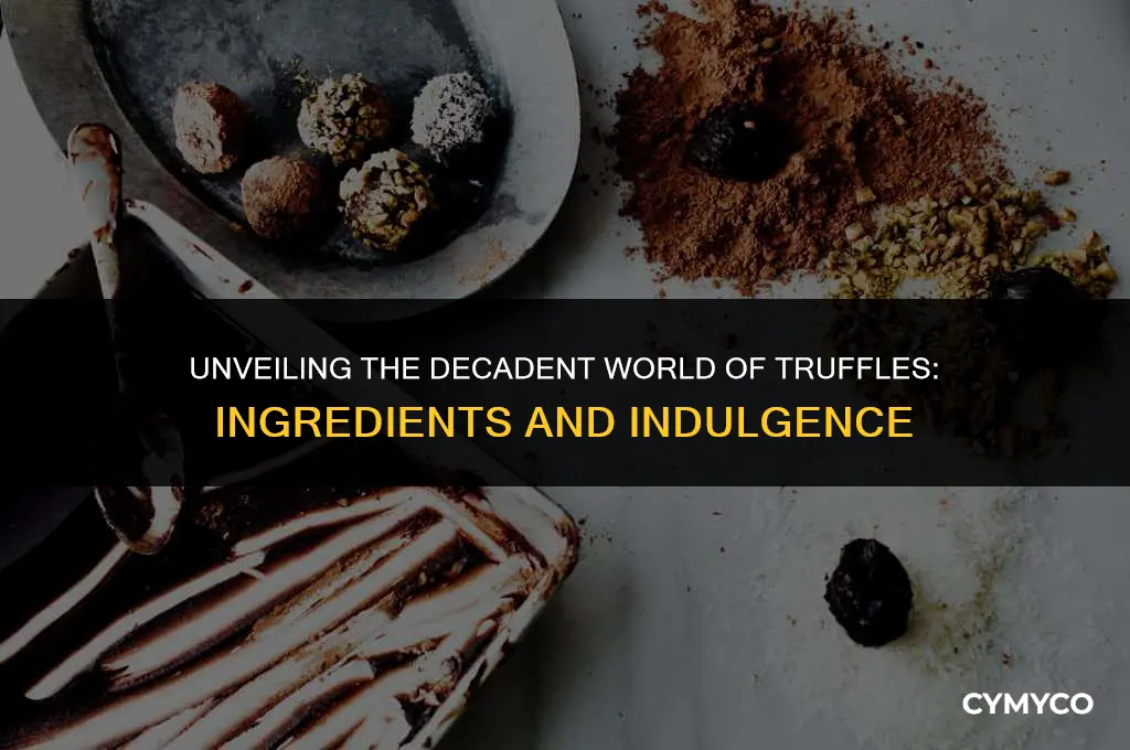 what are truffles made of