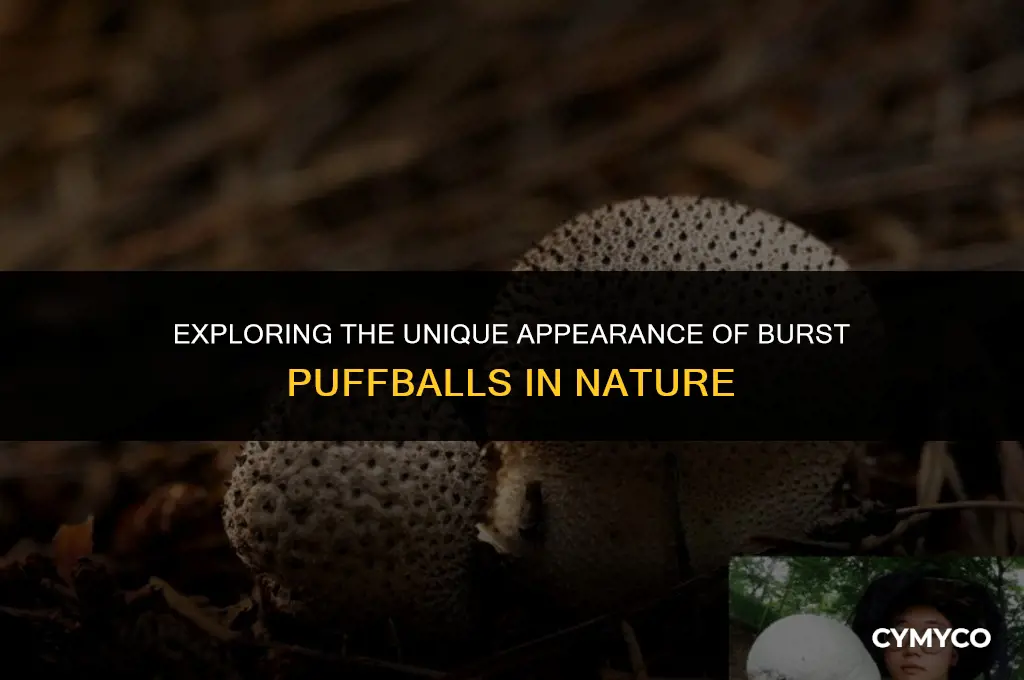 what burst puffball look like