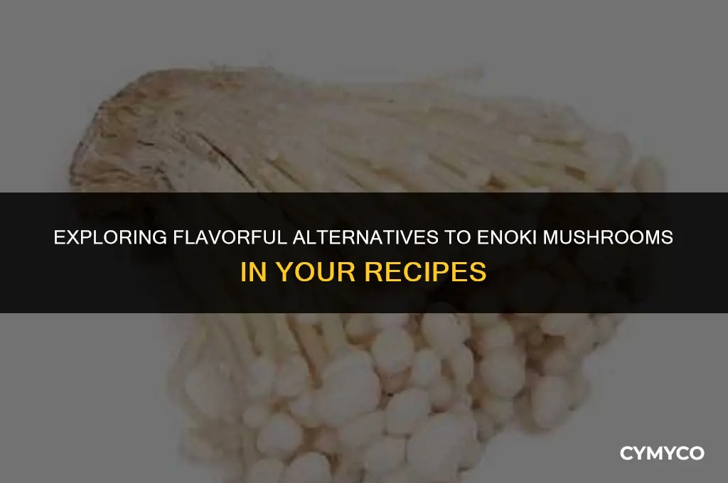 what can i substitute for enoki mushrooms