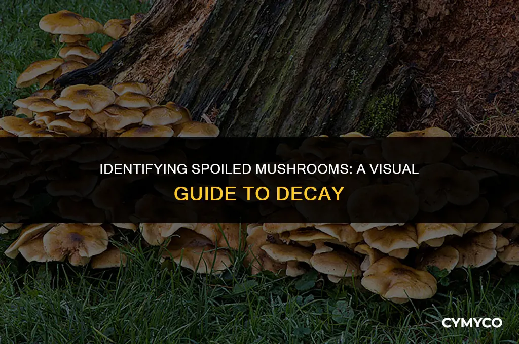 what do mushrooms look like when they are bad