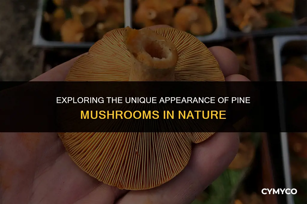 what do pine mushrooms look like