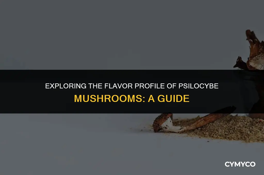 what do psilocybe mushrooms taste like