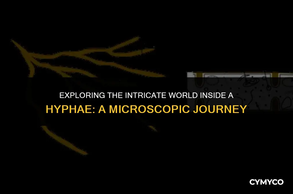 what does the inside of a hyphae look like
