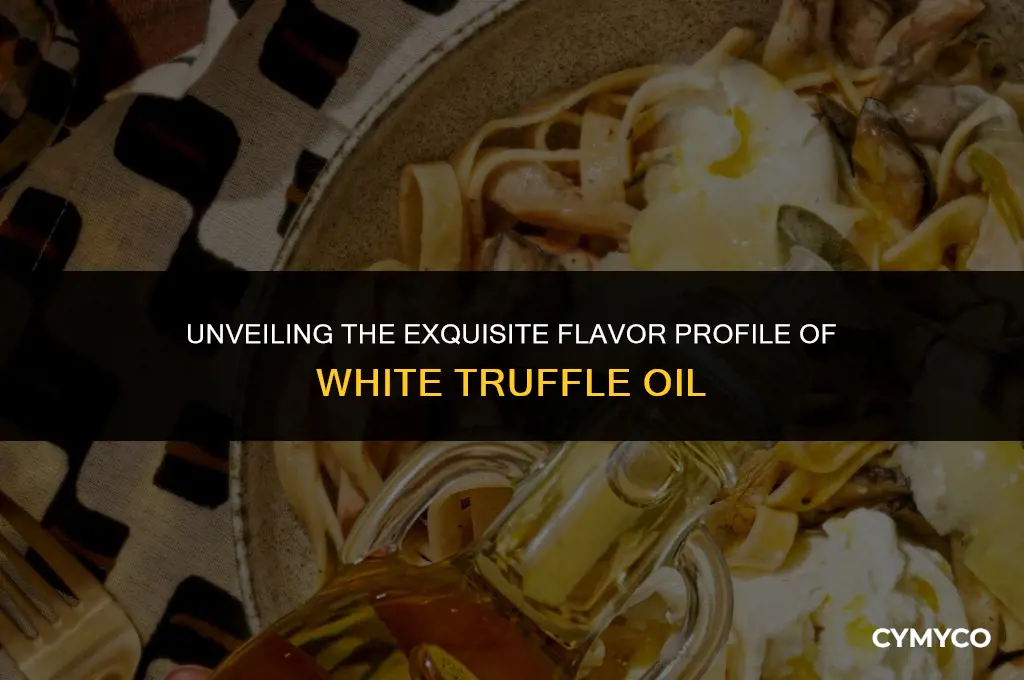 what does white truffle oil taste like