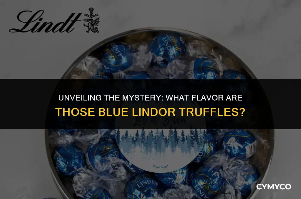 what flavor are blue lindor truffles