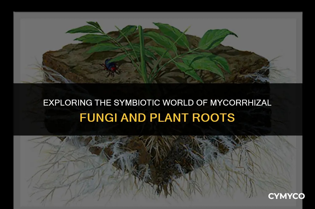 what fungal hyphae tgat live around plants roots