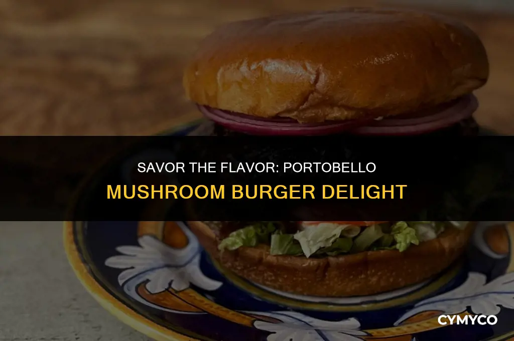 what is a portobello mushroom burger