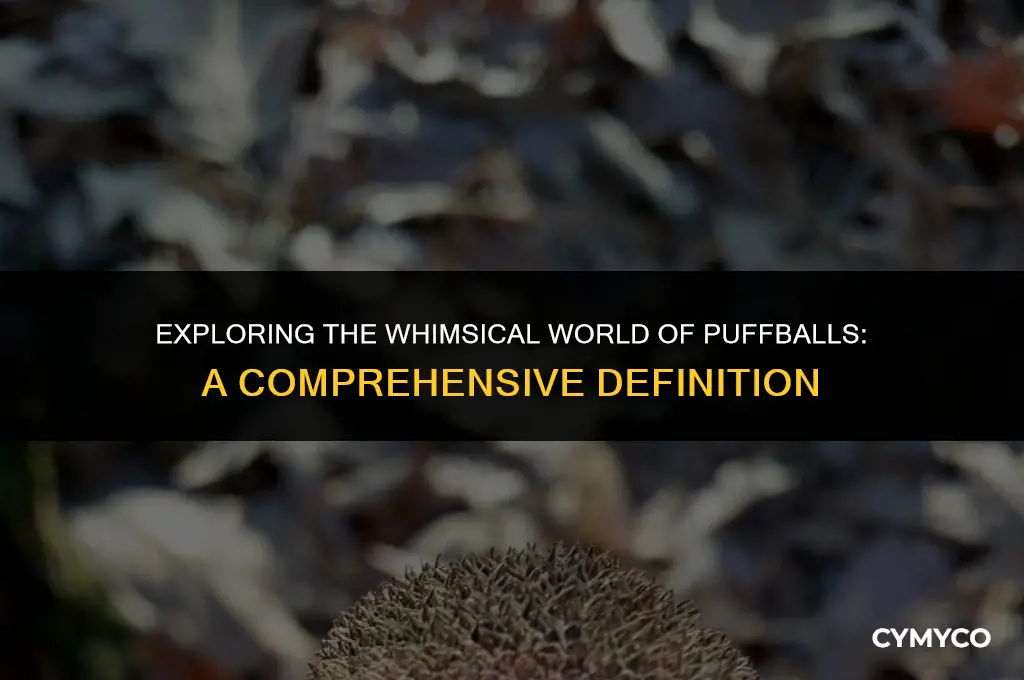 what is a puffball definition