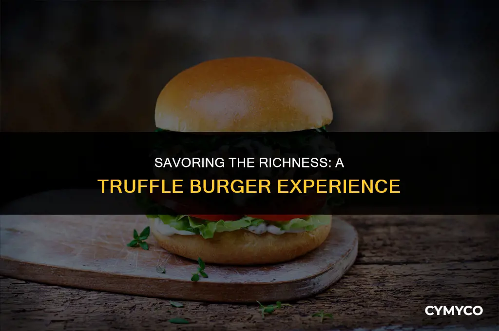 what is a truffle burger