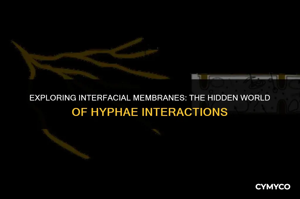 what is an interfacial membrane when dealing with hyphae