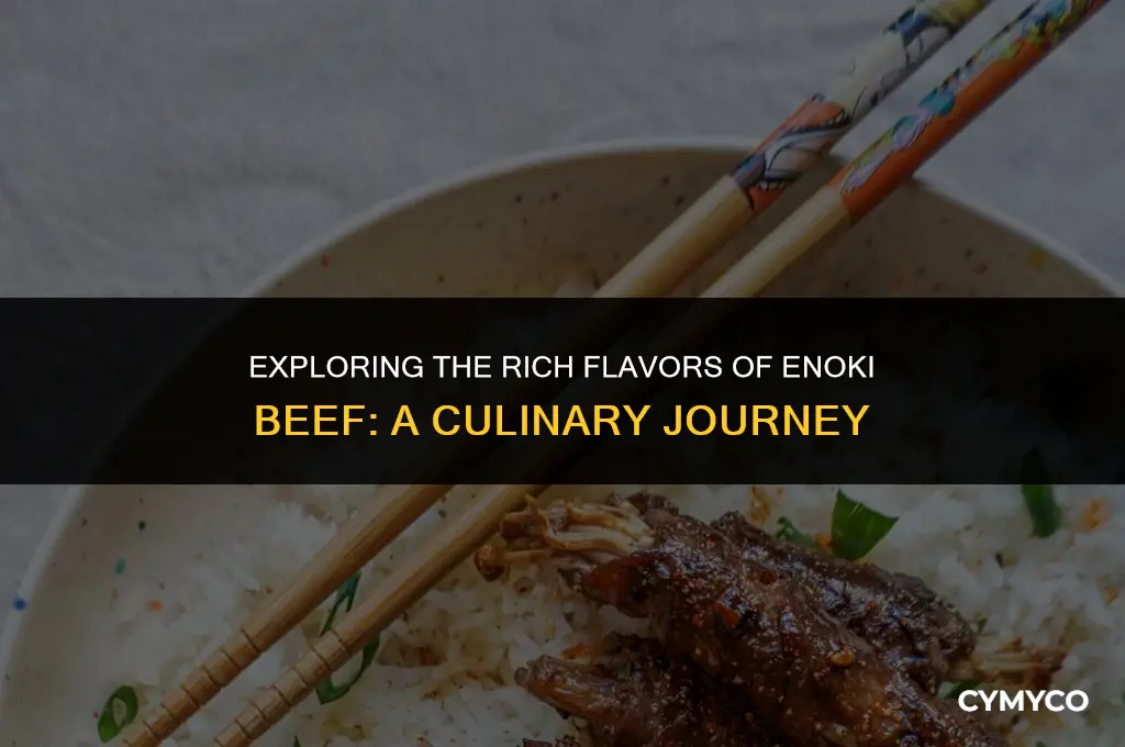 what is enoki beef