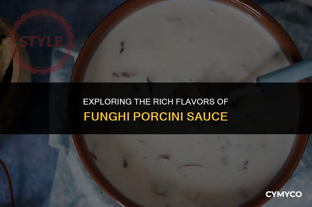 what is funghi porcini sauce