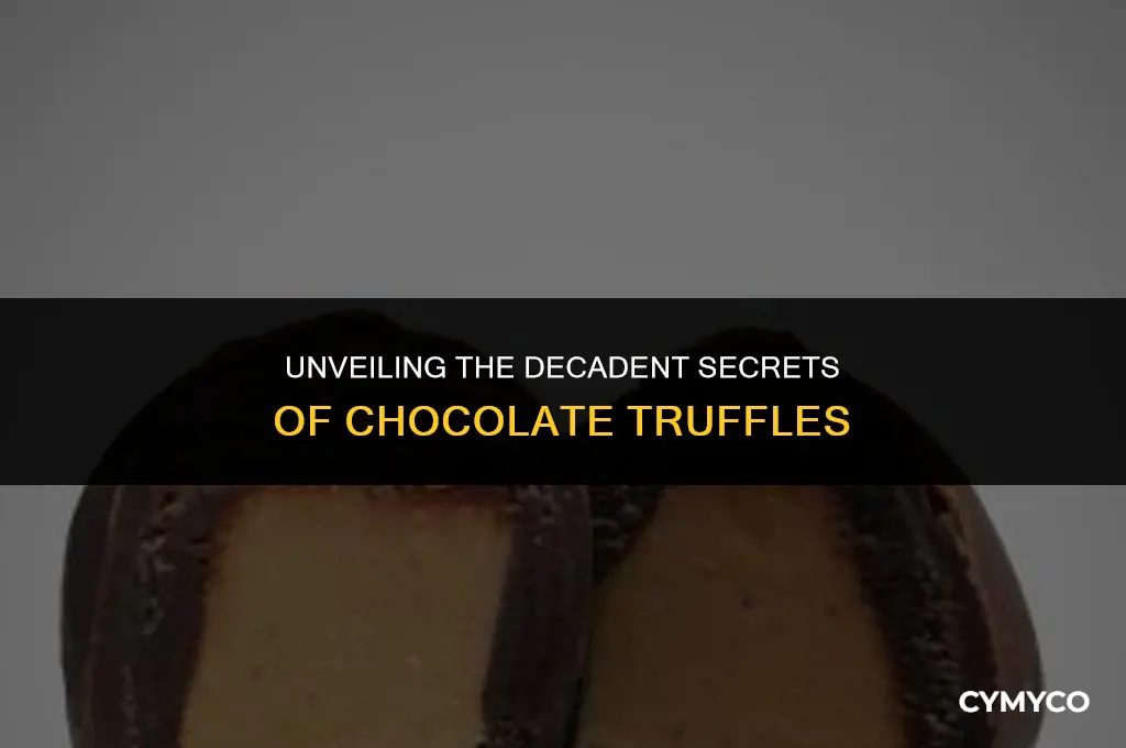 what is inside a chocolate truffle
