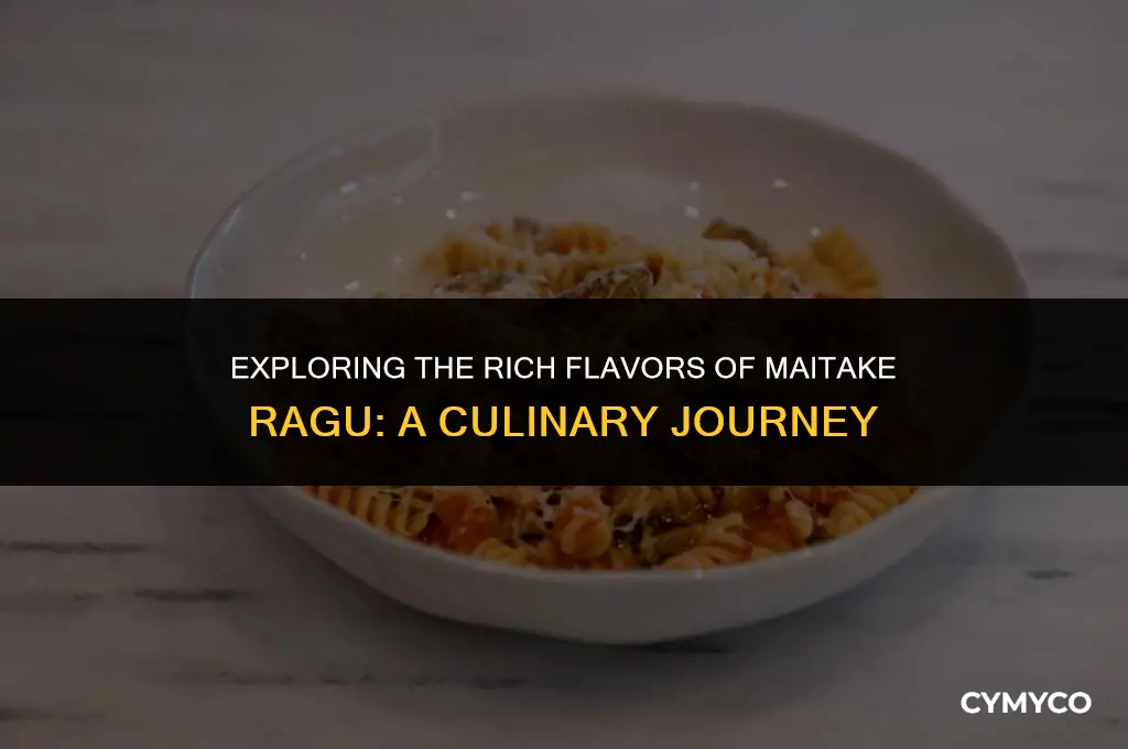 what is maitake ragu