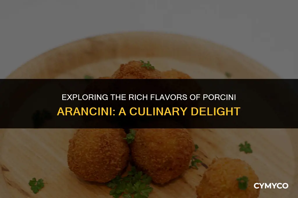 what is porcini arancini