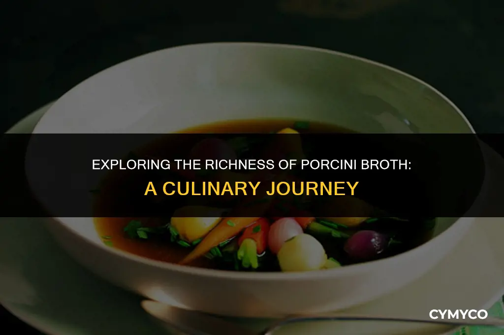 what is porcini broth