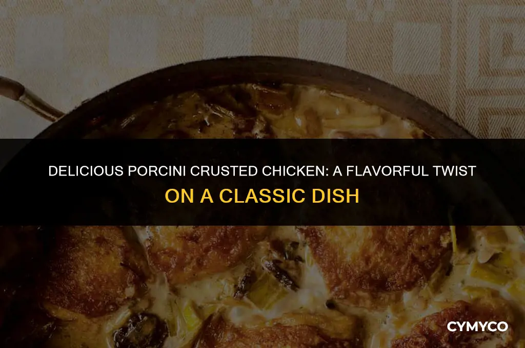 what is porcini crusted chicken