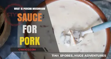 Elevate Your Pork Dishes with Rich Porcini Mushroom Sauce