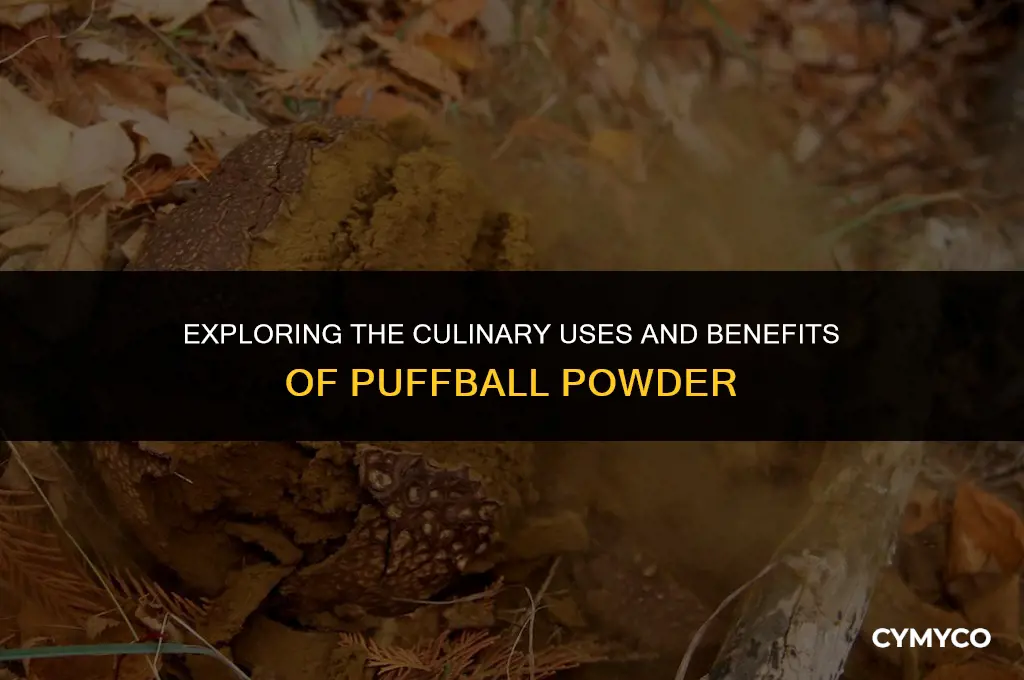 what is puffball powder