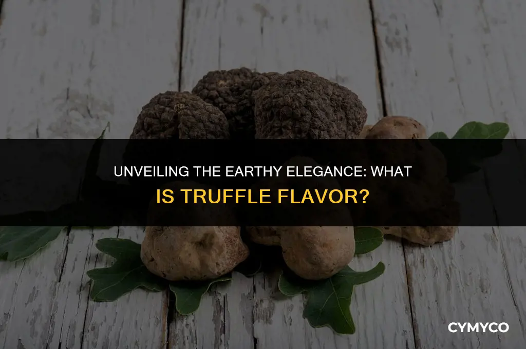 what is truffle flavor