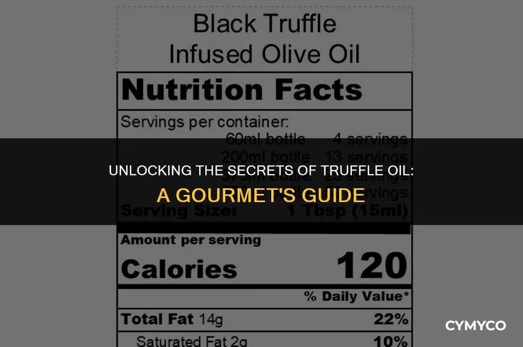 what is truffle oil made of