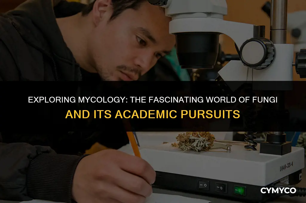 what kind of degree is mycology