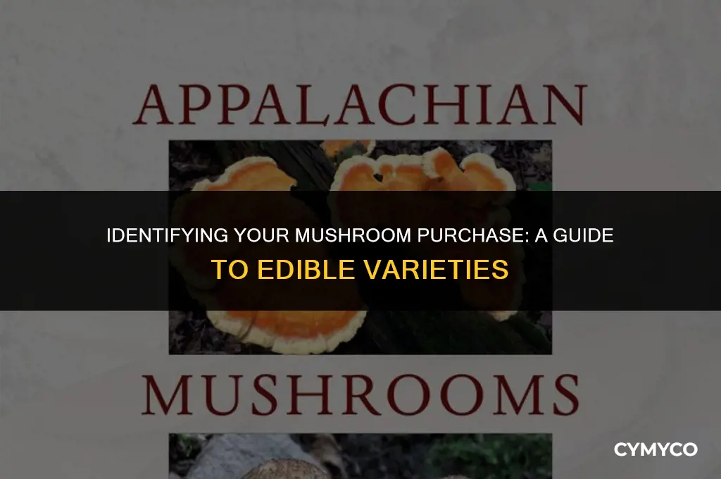 what kind of mushrooms did i buy